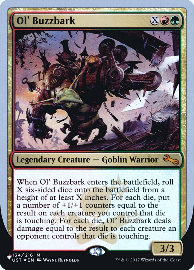 Ol' Buzzbark (Unfinity Foil Edition) [The List] | Deep Dive Games St. Marys