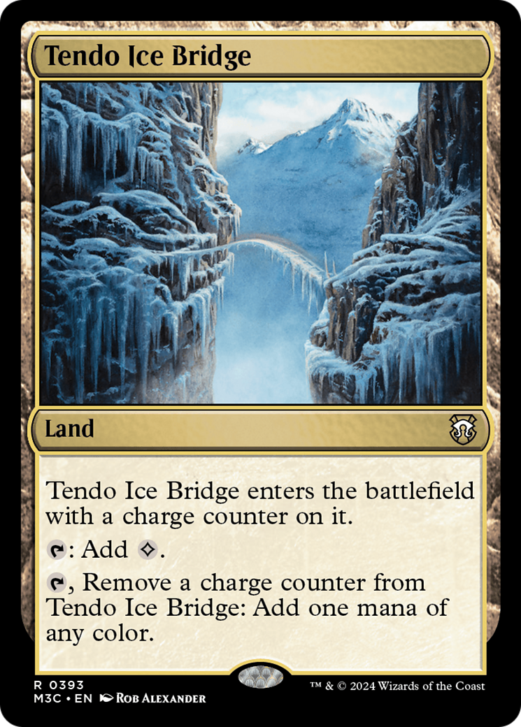 Tendo Ice Bridge (Ripple Foil) [Modern Horizons 3 Commander] | Deep Dive Games St. Marys