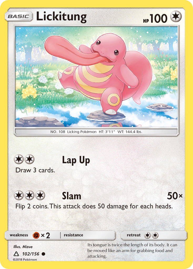 Lickitung (102/156) [Sun & Moon: Ultra Prism] | Deep Dive Games St. Marys