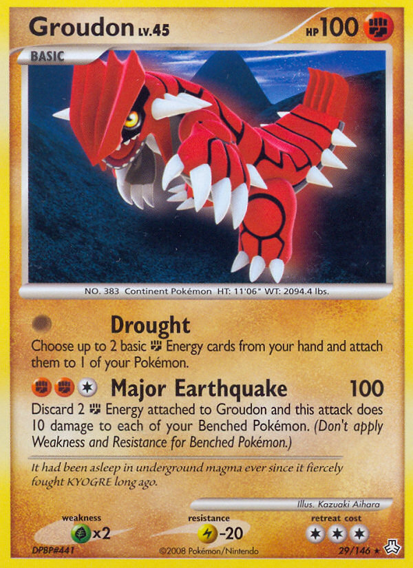 Groudon (29/146) [Diamond & Pearl: Legends Awakened] | Deep Dive Games St. Marys