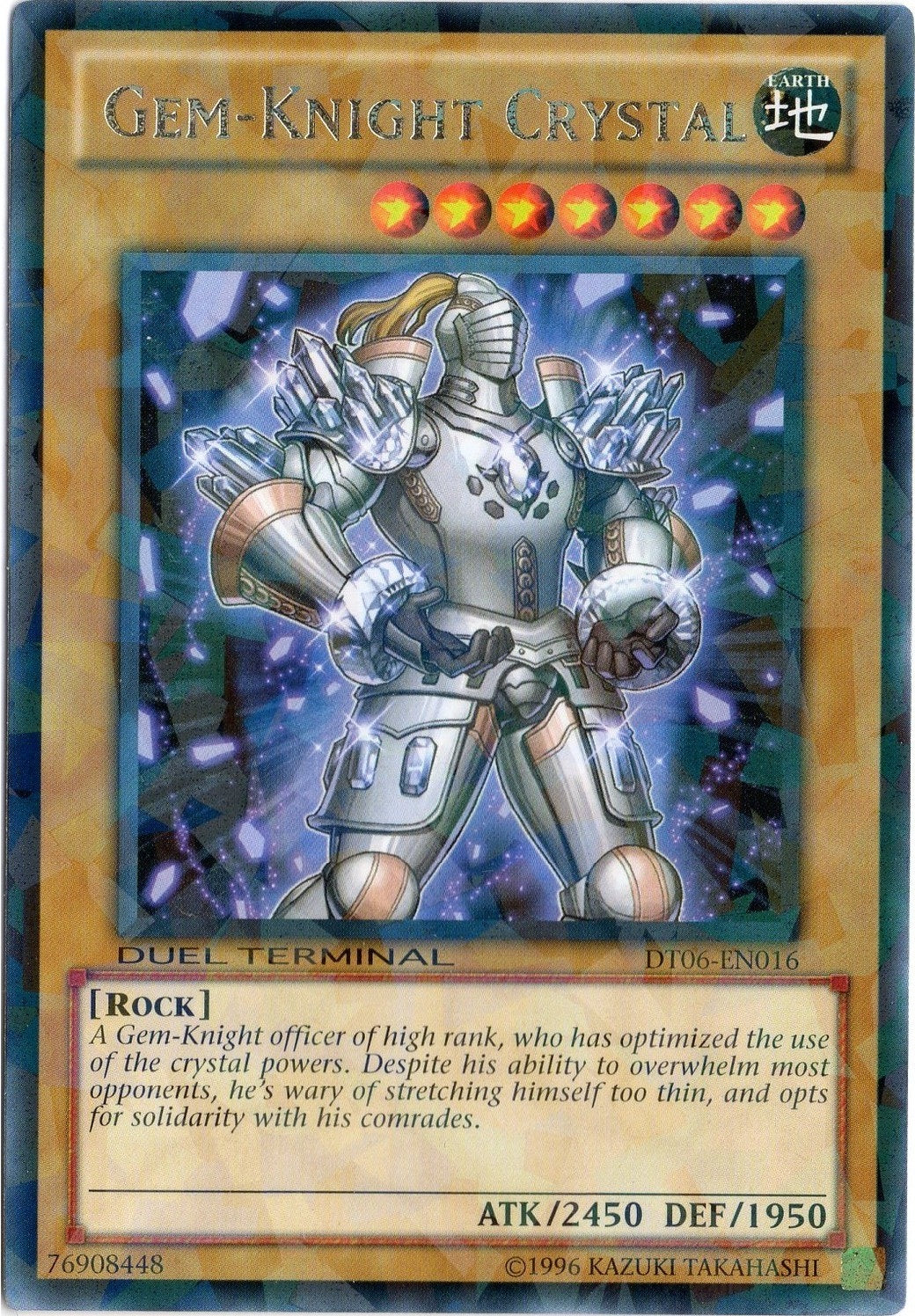 Gem-Knight Crystal [DT06-EN016] Rare | Deep Dive Games St. Marys