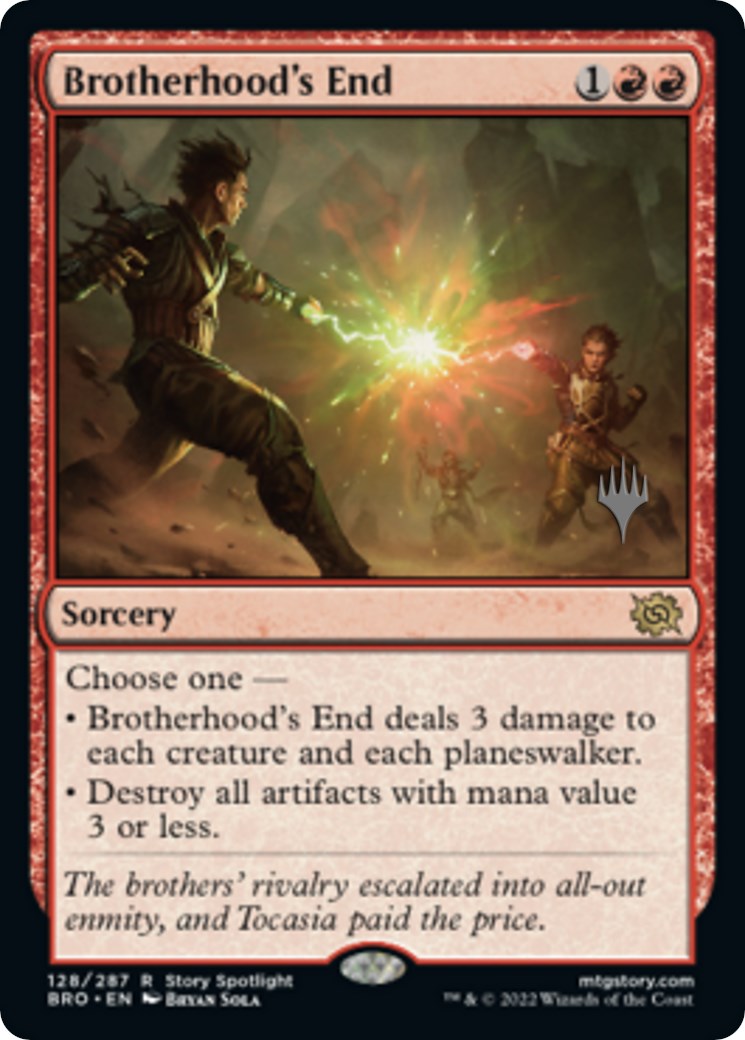 Brotherhood's End (Promo Pack) [The Brothers' War Promos] | Deep Dive Games St. Marys