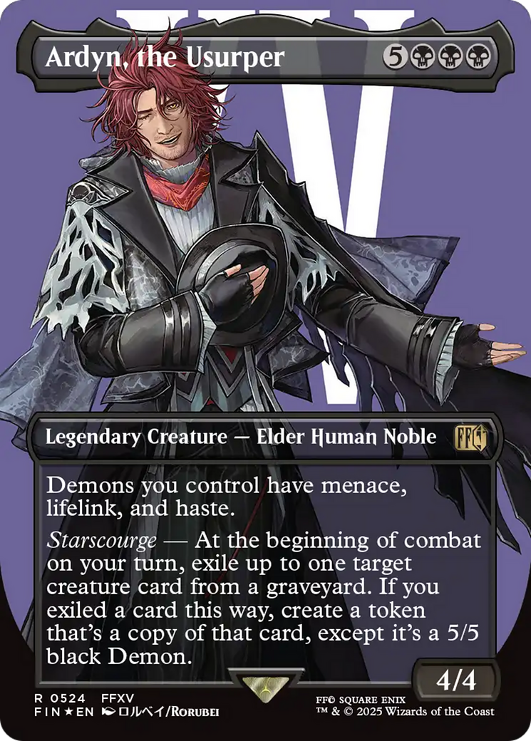 Ardyn, the Usurper (Borderless) (Surge Foil) [FINAL FANTASY] | Deep Dive Games St. Marys