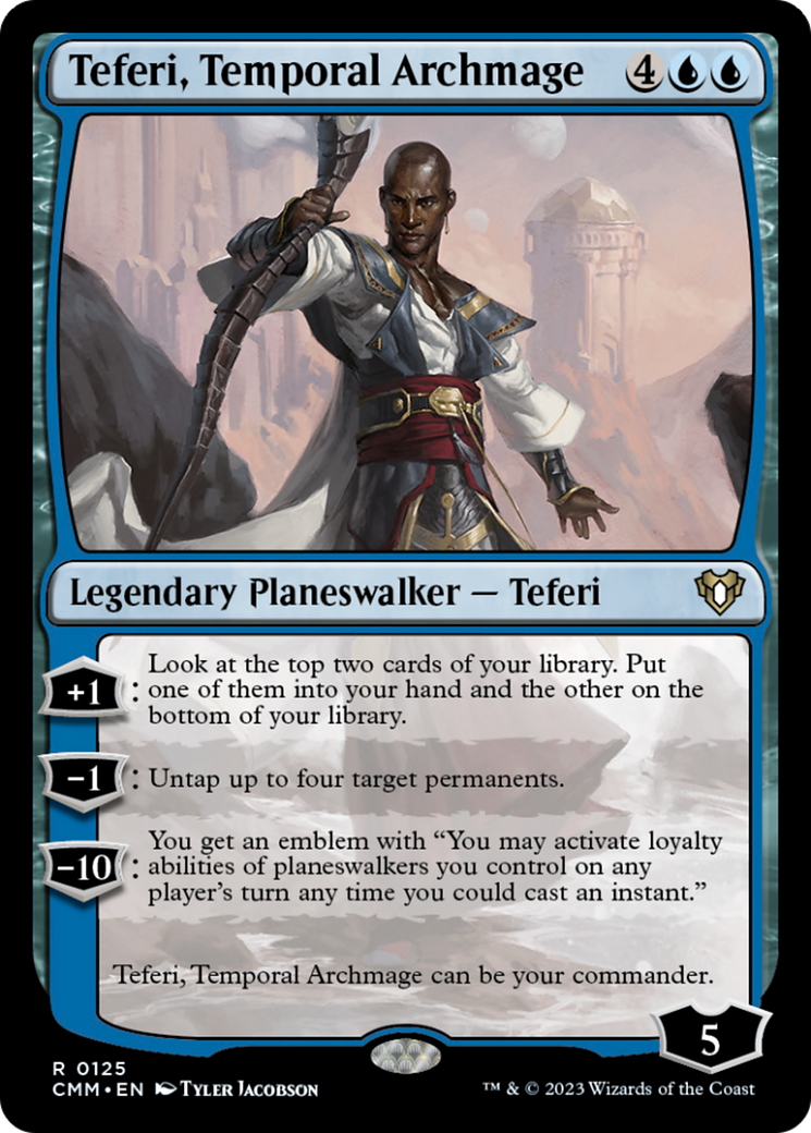 Teferi, Temporal Archmage [Commander Masters] | Deep Dive Games St. Marys