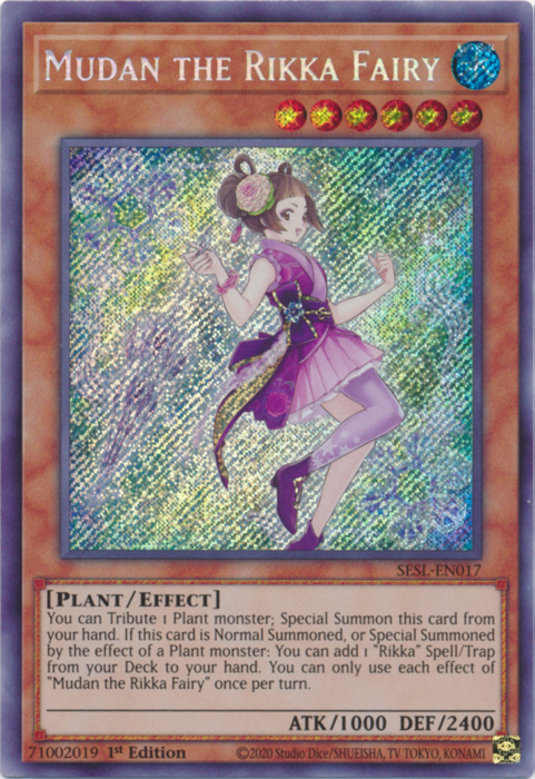 Mudan the Rikka Fairy [SESL-EN017] Secret Rare | Deep Dive Games St. Marys