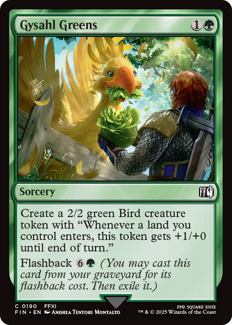 Gysahl Greens [FINAL FANTASY] | Deep Dive Games St. Marys