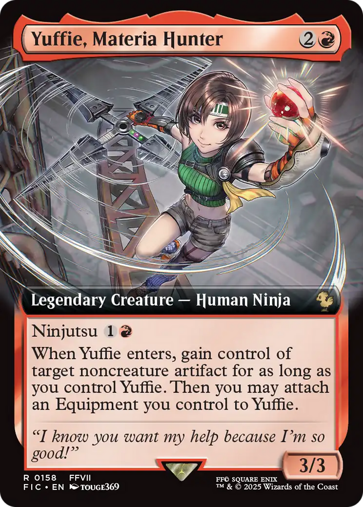 Yuffie, Materia Hunter (Extended Art) [FINAL FANTASY Commander] | Deep Dive Games St. Marys