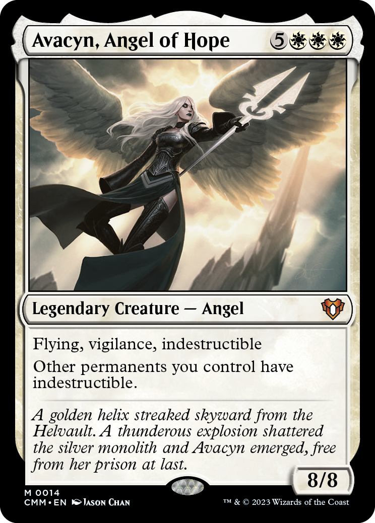 Avacyn, Angel of Hope [Commander Masters] | Deep Dive Games St. Marys