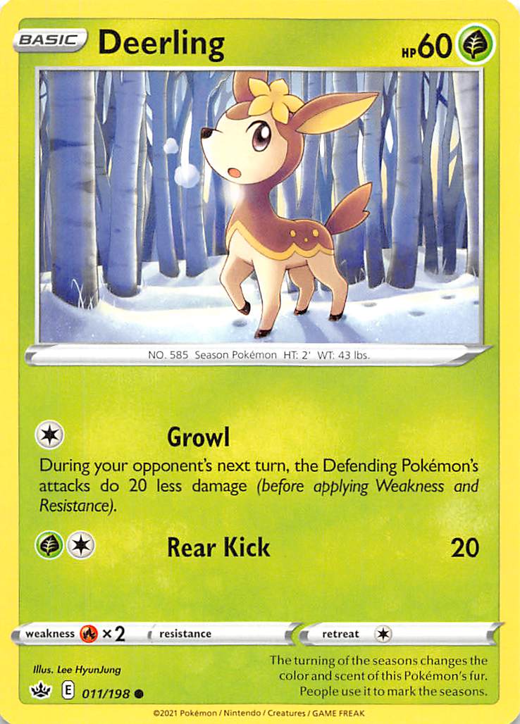 Deerling (011/198) [Sword & Shield: Chilling Reign] | Deep Dive Games St. Marys