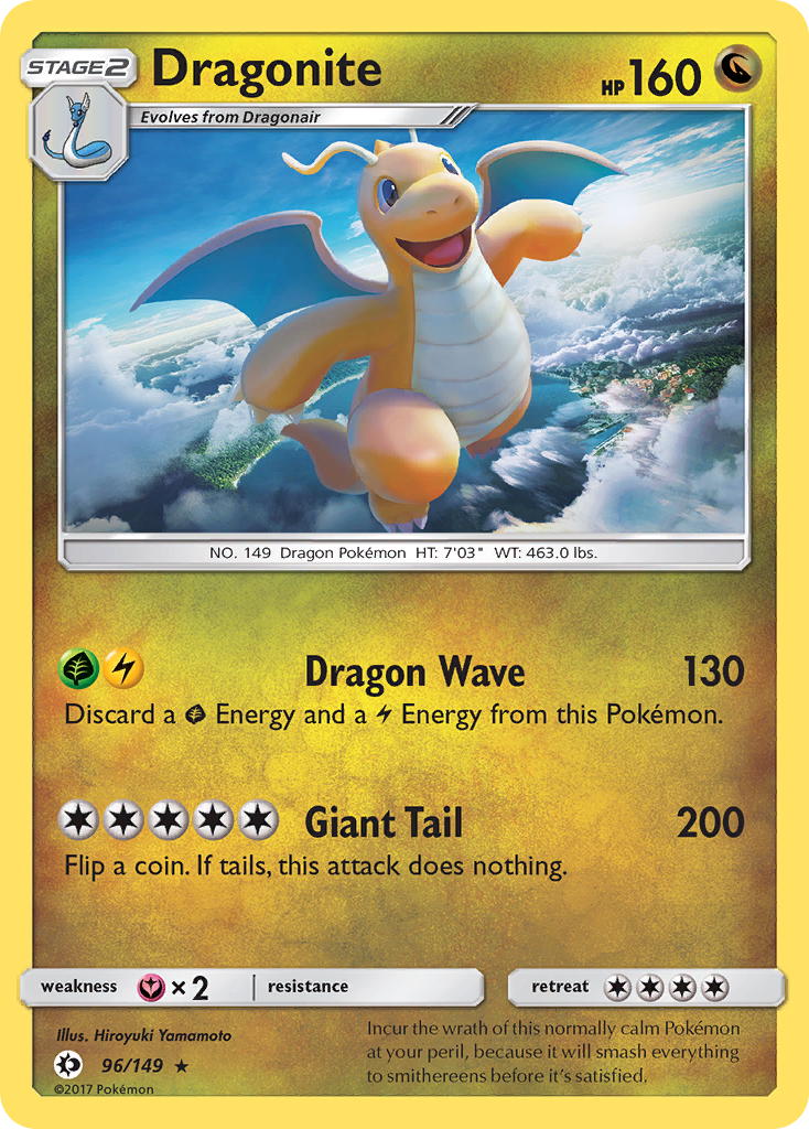 Dragonite (96/149) [Sun & Moon: Base Set] | Deep Dive Games St. Marys