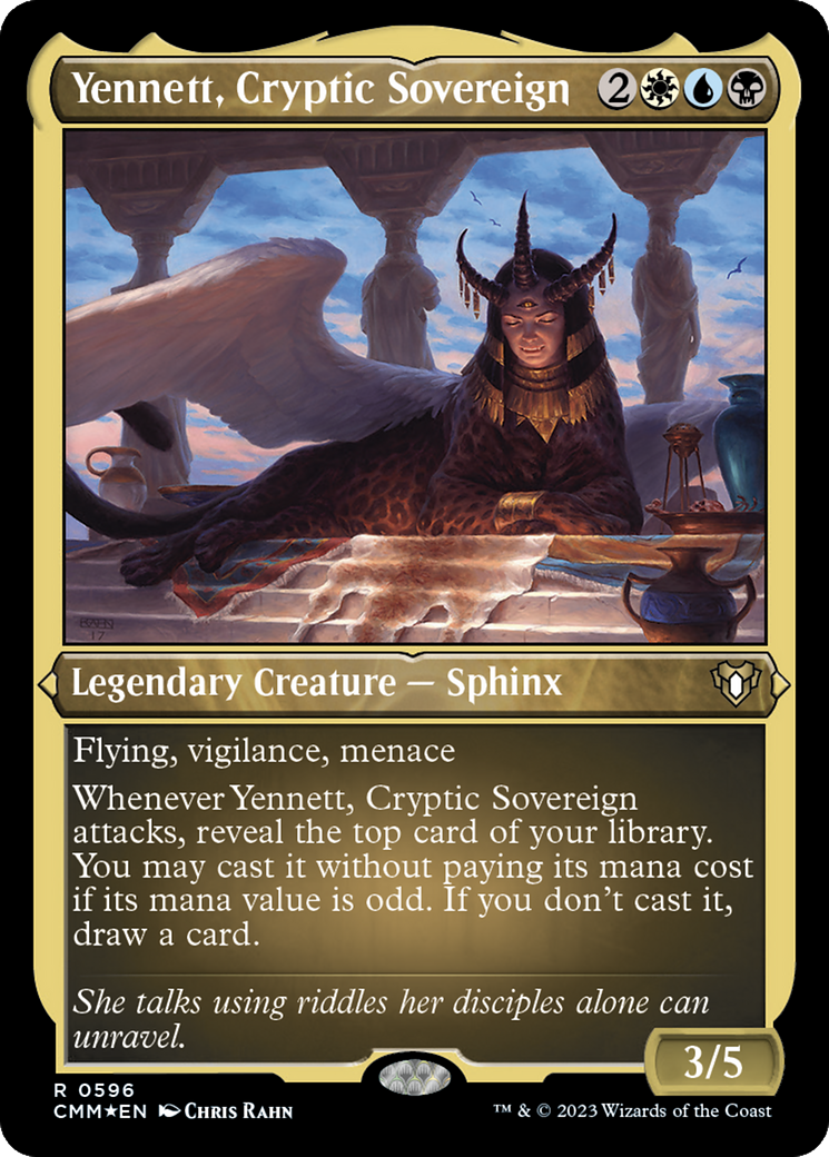 Yennett, Cryptic Sovereign (Foil Etched) [Commander Masters] | Deep Dive Games St. Marys