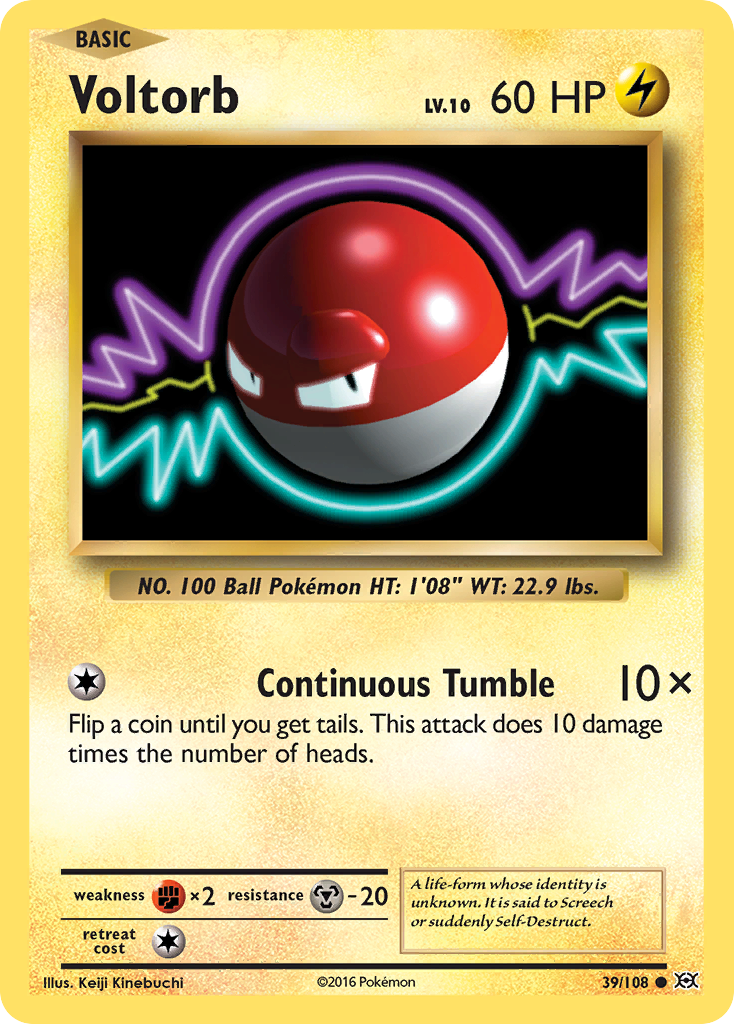 Voltorb (39/108) [XY: Evolutions] | Deep Dive Games St. Marys