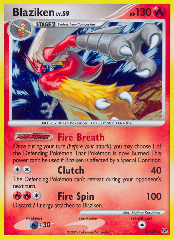 Blaziken (3/127) [Platinum: Base Set] | Deep Dive Games St. Marys