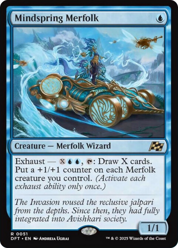 Mindspring Merfolk [Aetherdrift] | Deep Dive Games St. Marys