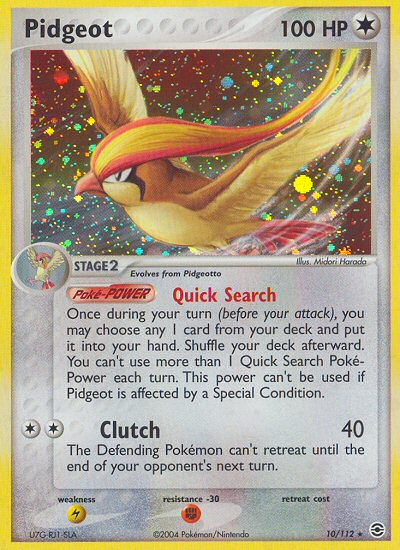 Pidgeot (10/112) [EX: FireRed & LeafGreen] | Deep Dive Games St. Marys