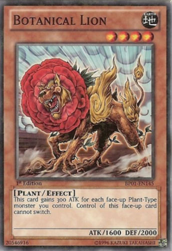 Botanical Lion [BP01-EN145] Starfoil Rare | Deep Dive Games St. Marys