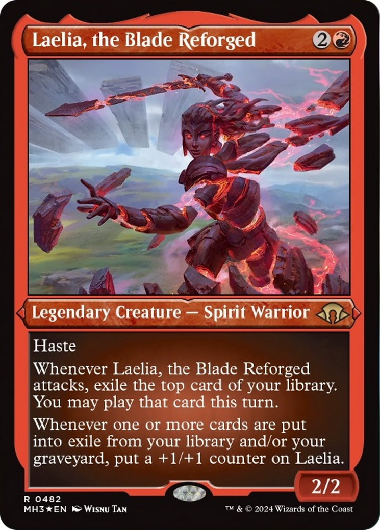 Laelia, the Blade Reforged (Foil Etched) [Modern Horizons 3] | Deep Dive Games St. Marys