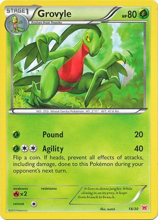 Grovyle (18/30) [XY: Trainer Kit 2 - Latias] | Deep Dive Games St. Marys