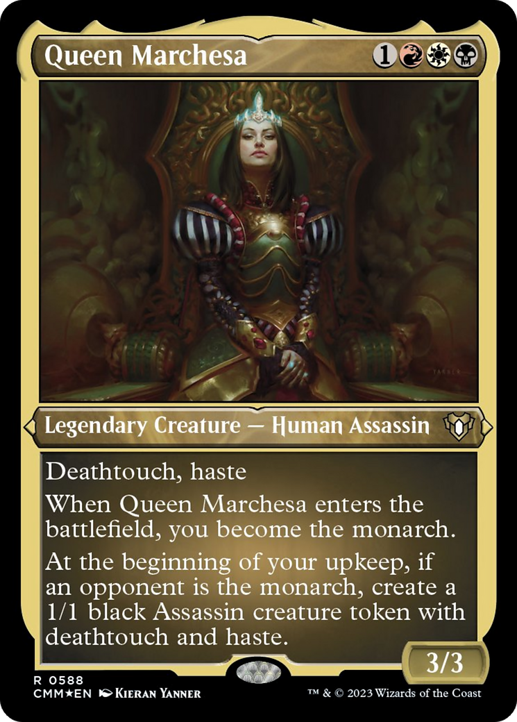 Queen Marchesa (Foil Etched) [Commander Masters] | Deep Dive Games St. Marys