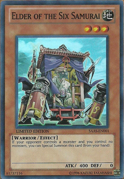 Elder of the Six Samurai [SAAS-EN001] Super Rare | Deep Dive Games St. Marys
