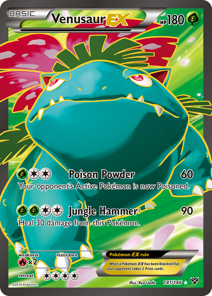 Venusaur EX (141/146) [XY: Base Set] | Deep Dive Games St. Marys