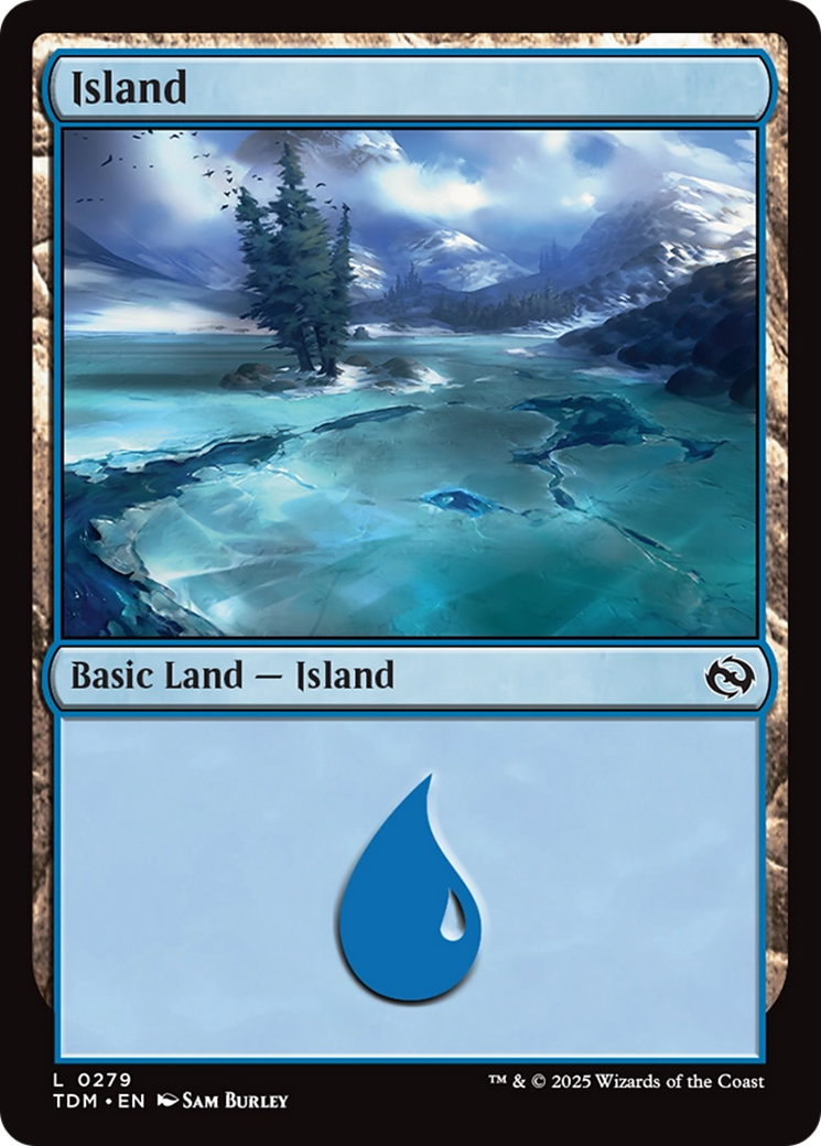 Island (0279) [Tarkir: Dragonstorm] | Deep Dive Games St. Marys
