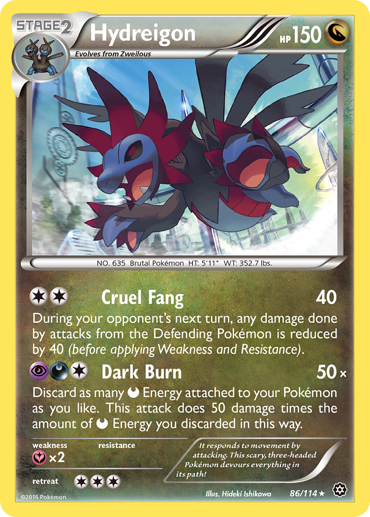 Hydreigon (86/114) [XY: Steam Siege] | Deep Dive Games St. Marys