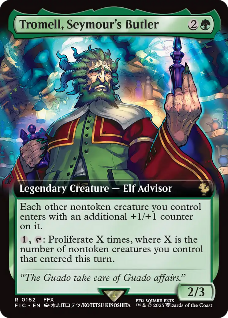 Tromell, Seymour's Butler (Extended Art) [FINAL FANTASY Commander] | Deep Dive Games St. Marys
