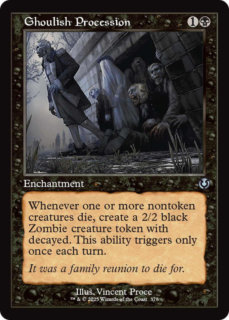 Ghoulish Procession (Retro Frame) [Innistrad Remastered] | Deep Dive Games St. Marys
