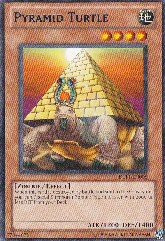 Pyramid Turtle (Blue) [DL11-EN008] Rare | Deep Dive Games St. Marys