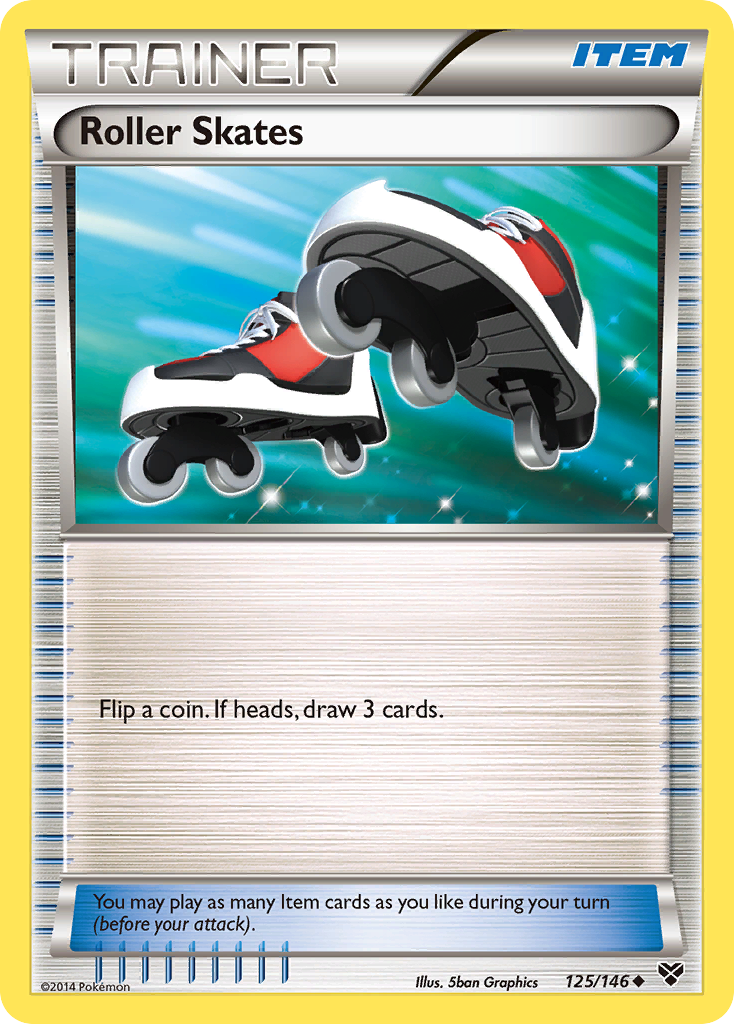 Roller Skates (125/146) [XY: Base Set] | Deep Dive Games St. Marys