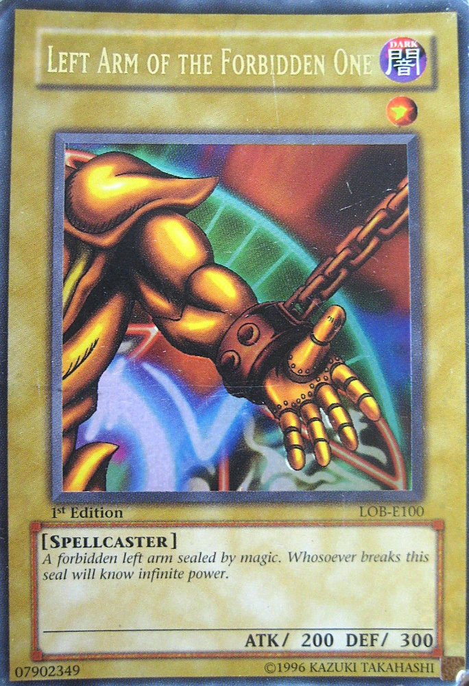 Left Arm of the Forbidden One [LOB-E100] Ultra Rare | Deep Dive Games St. Marys