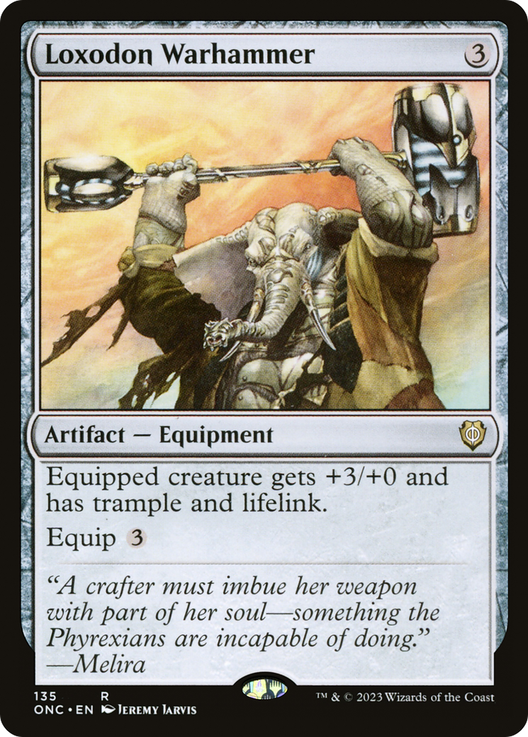 Loxodon Warhammer [Phyrexia: All Will Be One Commander] | Deep Dive Games St. Marys