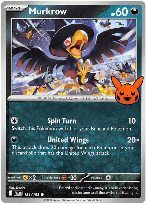 Murkrow (131/193) [Trick or Trade 2023] | Deep Dive Games St. Marys