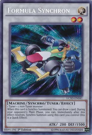 Formula Synchron [LC5D-EN041] Secret Rare | Deep Dive Games St. Marys