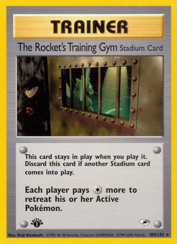 The Rocket's Training Gym (104/132) [Gym Heroes 1st Edition] | Deep Dive Games St. Marys