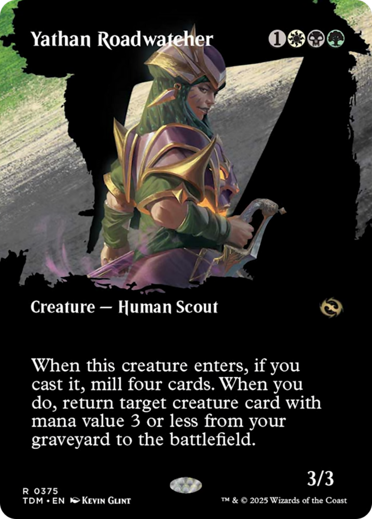 Yathan Roadwatcher (Borderless) [Tarkir: Dragonstorm] | Deep Dive Games St. Marys