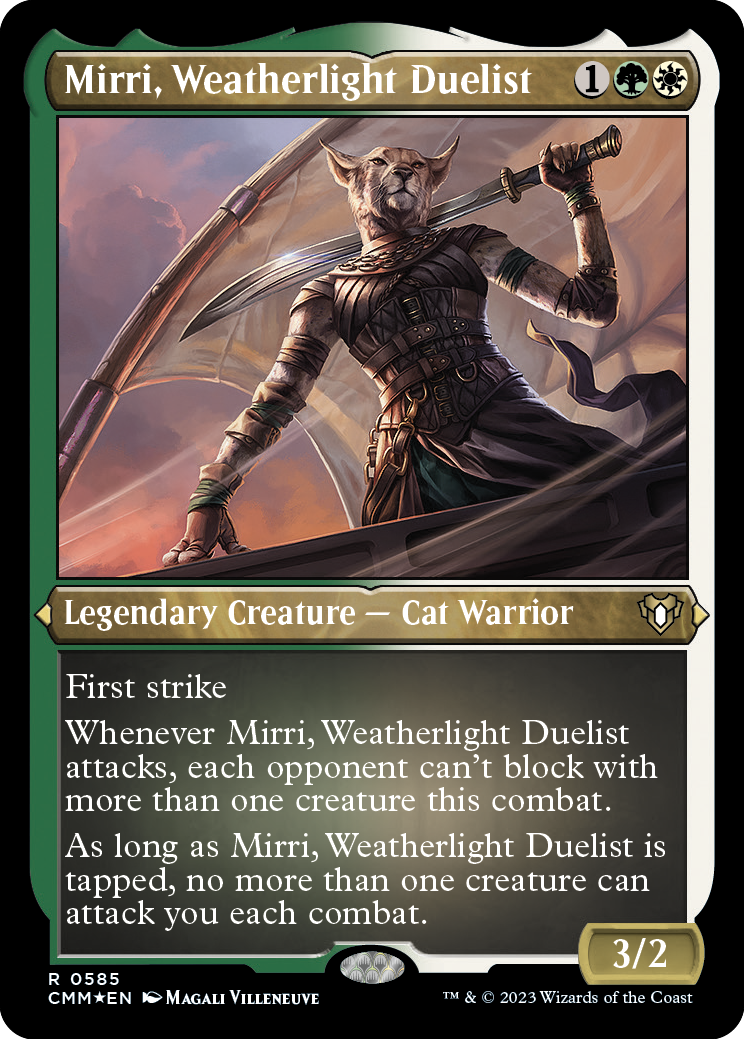 Mirri, Weatherlight Duelist (Foil Etched) [Commander Masters] | Deep Dive Games St. Marys