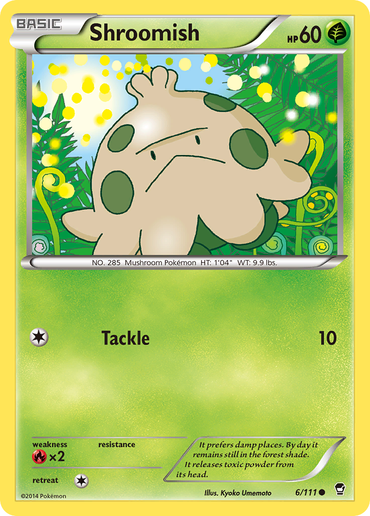 Shroomish (6/111) [XY: Furious Fists] | Deep Dive Games St. Marys