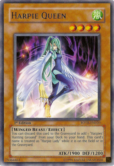 Harpie Queen [FOTB-EN020] Rare | Deep Dive Games St. Marys