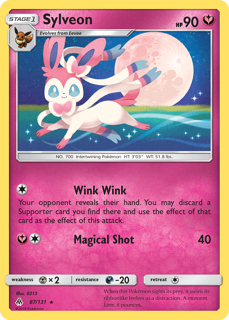 Sylveon (87/131) [Sun & Moon: Forbidden Light] | Deep Dive Games St. Marys