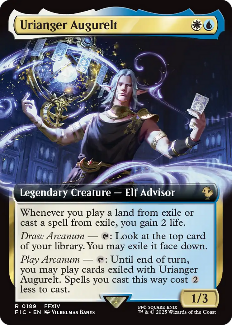 Urianger Augurelt (Extended Art) [FINAL FANTASY Commander] | Deep Dive Games St. Marys