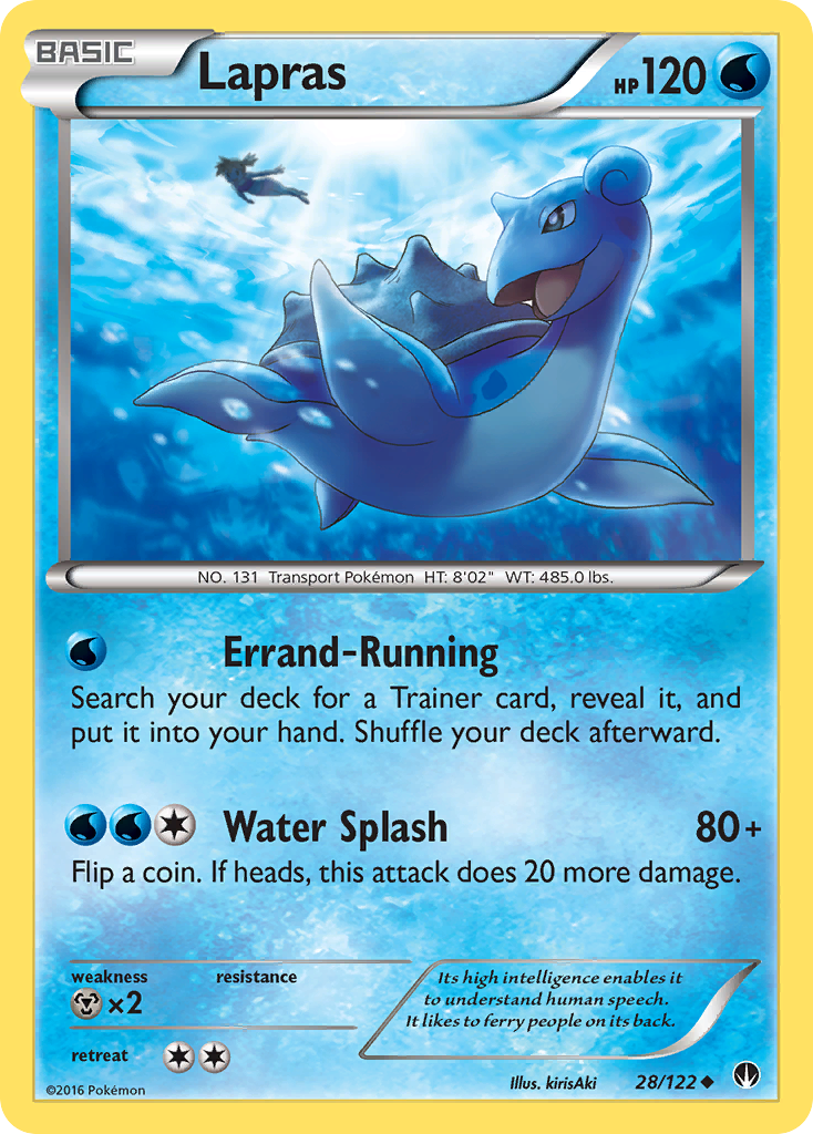 Lapras (28/122) [XY: BREAKpoint] | Deep Dive Games St. Marys