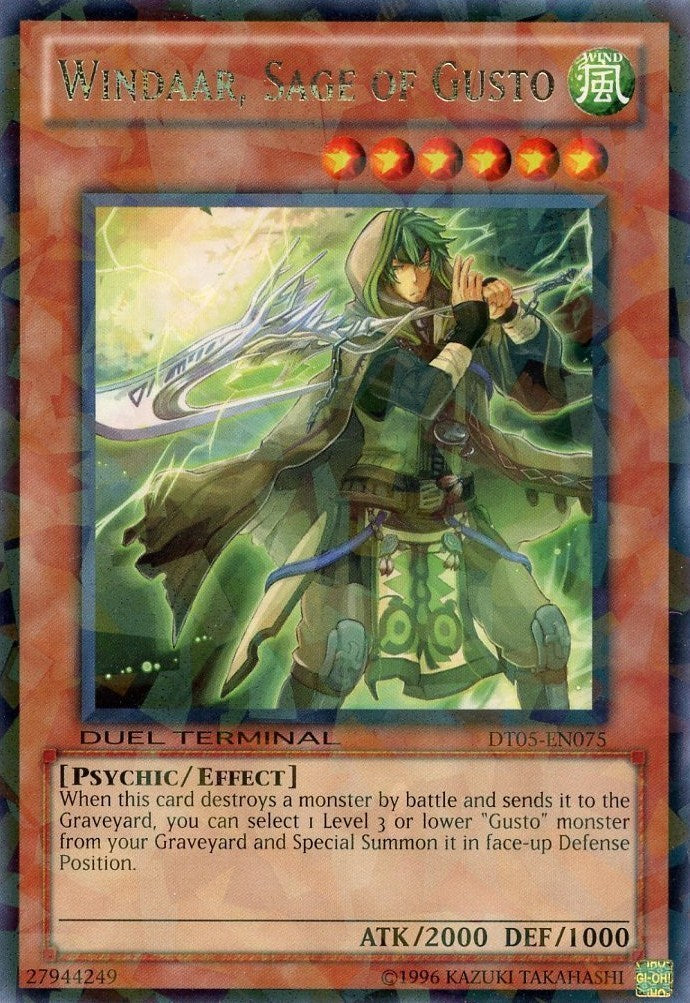 Windaar, Sage of Gusto [DT05-EN075] Rare | Deep Dive Games St. Marys