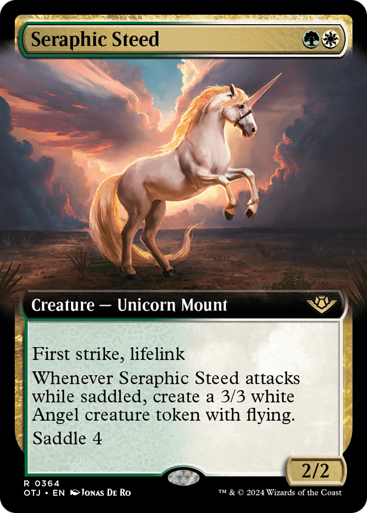 Seraphic Steed (Extended Art) [Outlaws of Thunder Junction] | Deep Dive Games St. Marys