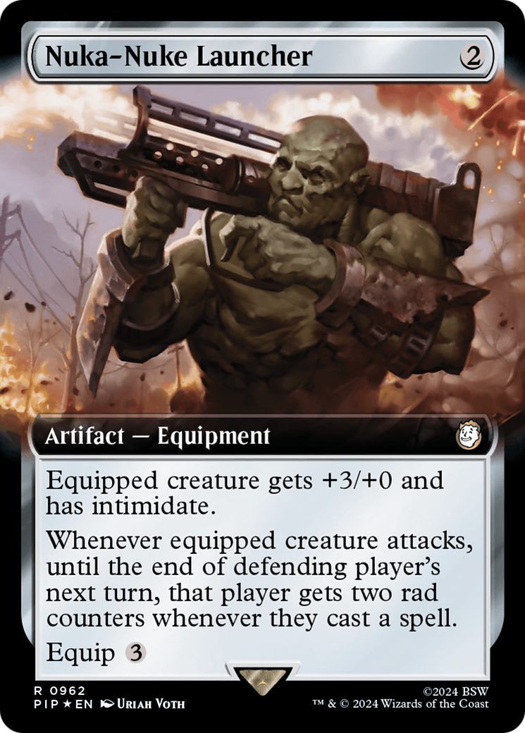 Nuka-Nuke Launcher (Extended Art) (Surge Foil) [Fallout] | Deep Dive Games St. Marys