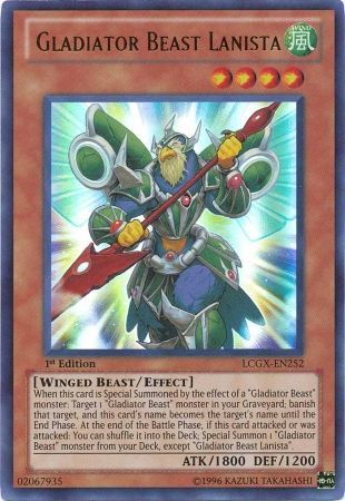 Gladiator Beast Lanista [LCGX-EN252] Ultra Rare | Deep Dive Games St. Marys