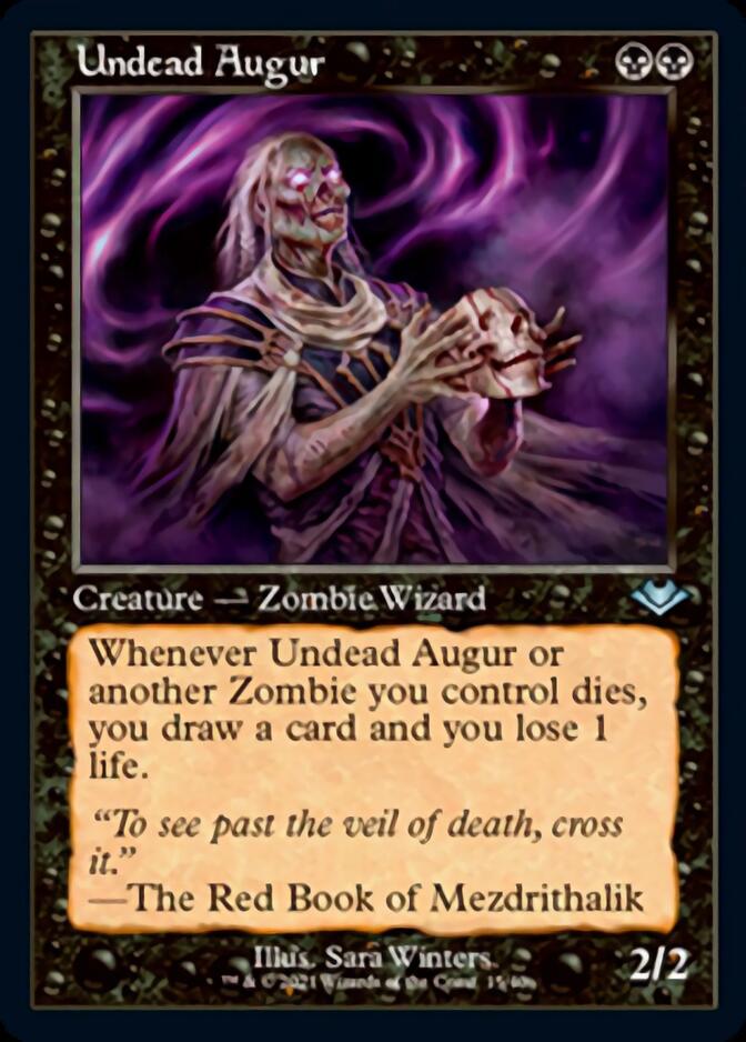 Undead Augur (Retro Foil Etched) [Modern Horizons] | Deep Dive Games St. Marys