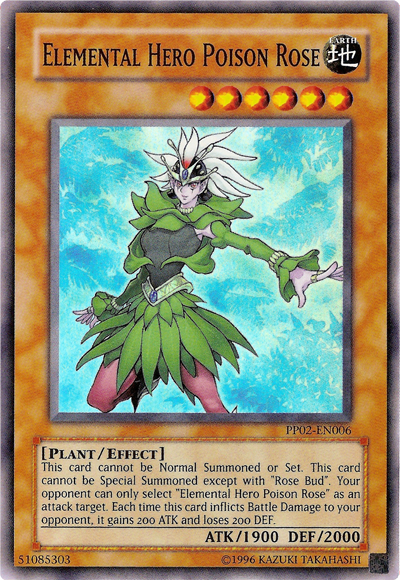 Elemental Hero Poison Rose [PP02-EN006] Super Rare | Deep Dive Games St. Marys