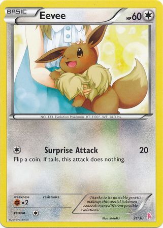 Eevee (21/30) [XY: Trainer Kit - Sylveon] | Deep Dive Games St. Marys